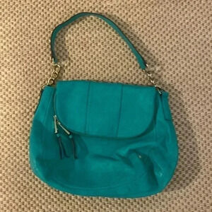 Kate Landry‎ multi zip spring shoulder bag—medium sized